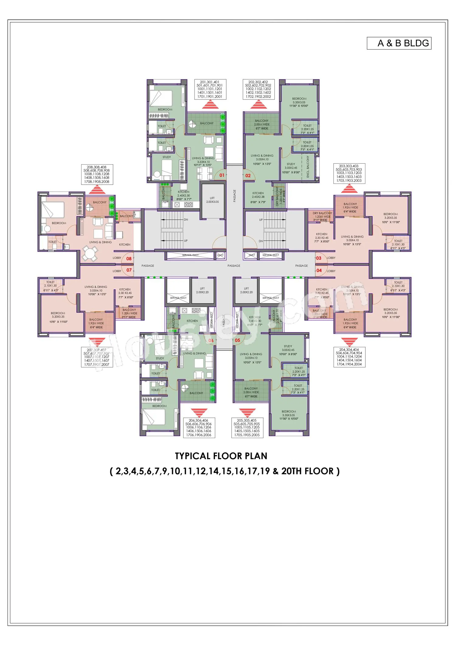 Puraniks Abitante Fiore Floor plan 6